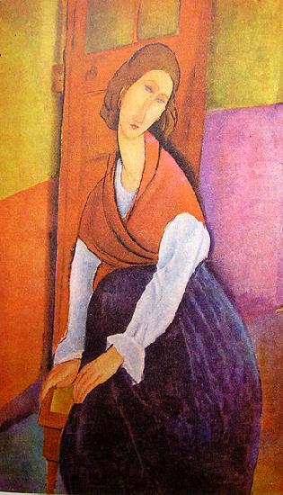 Portrait of Jeanne Hebuterne, Amedeo Modigliani